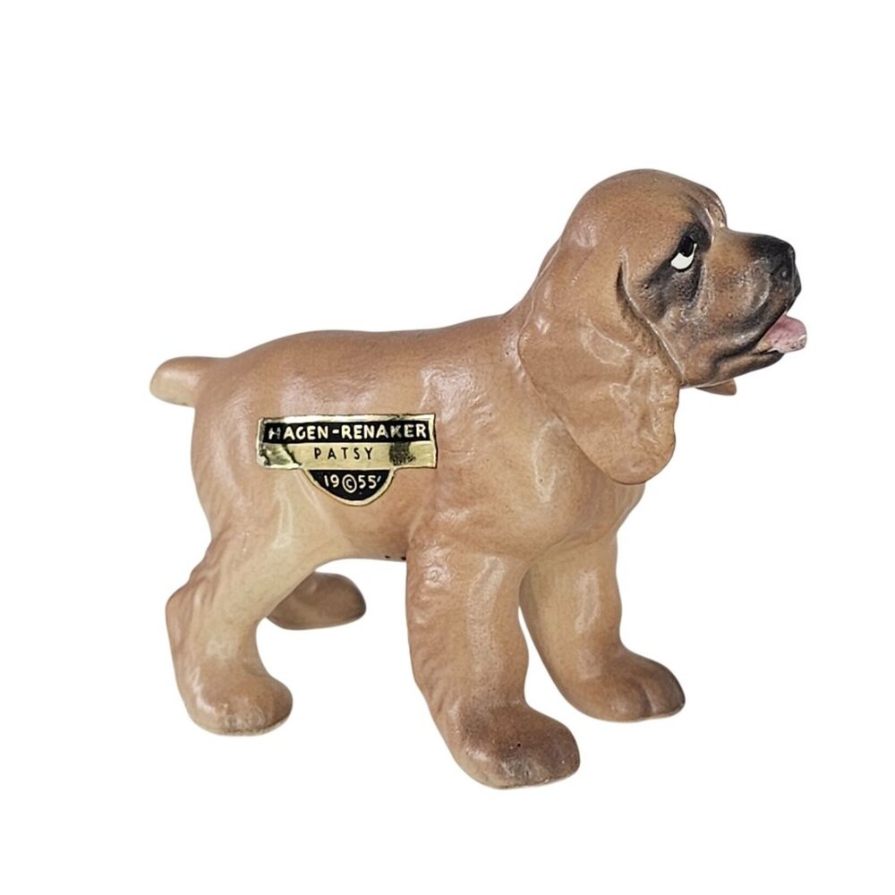 Hagen Renaker DW Patsy Cocker Spaniel Figurine Vintage Ceramic Dog Matte Version